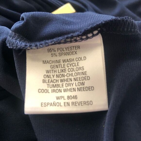 NEW Charter Club Blue Faux Wrap Dress Size S NWT Career - Picture 10 of 16